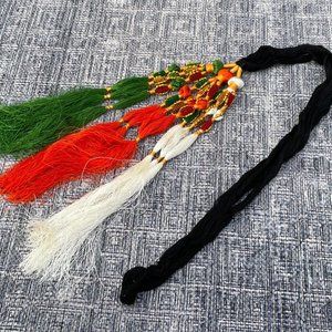 Hair Paranda Tri Color Indian Flag Color Hair Braided Accessory New